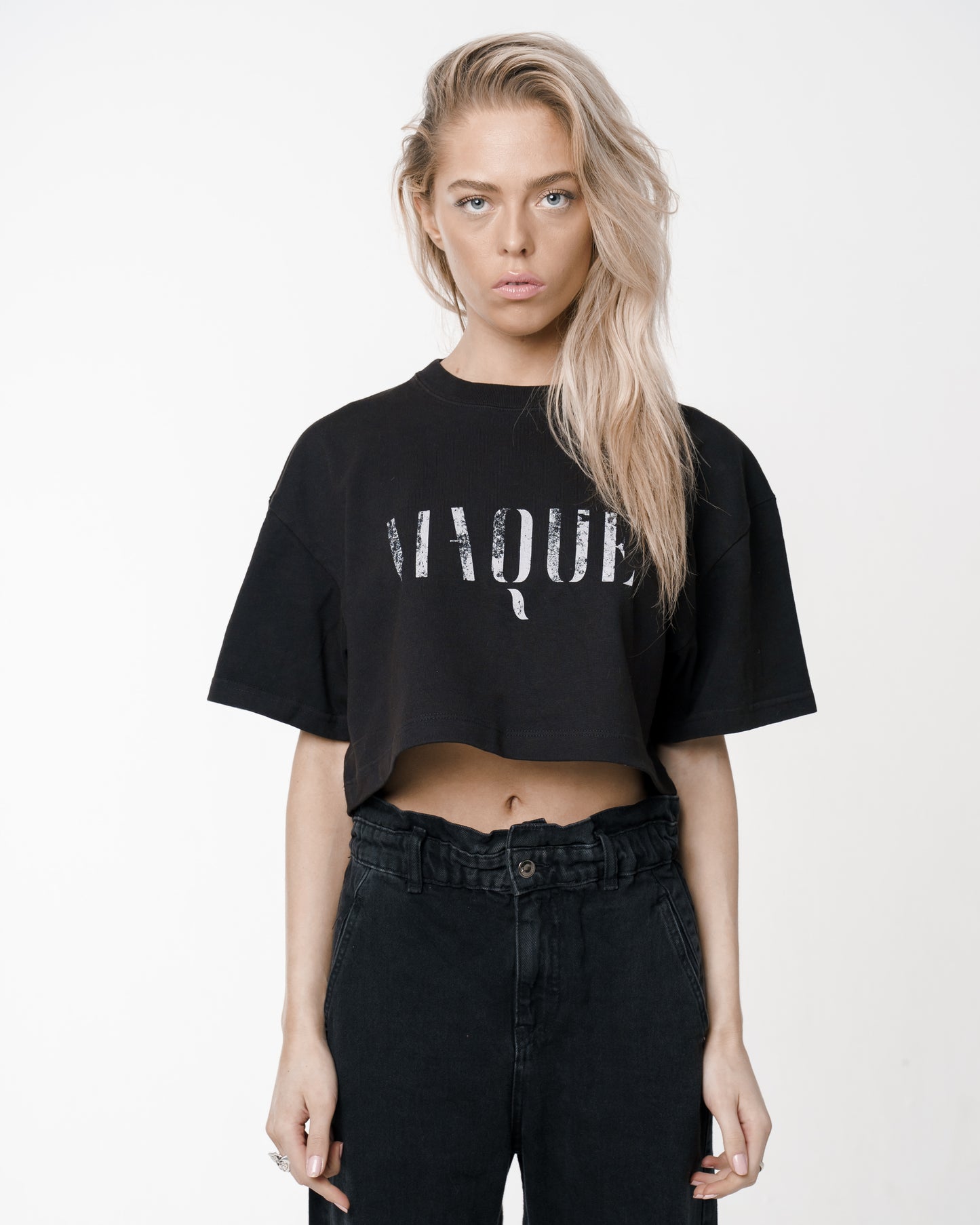 Oversized MAQUE Vintage Black Top