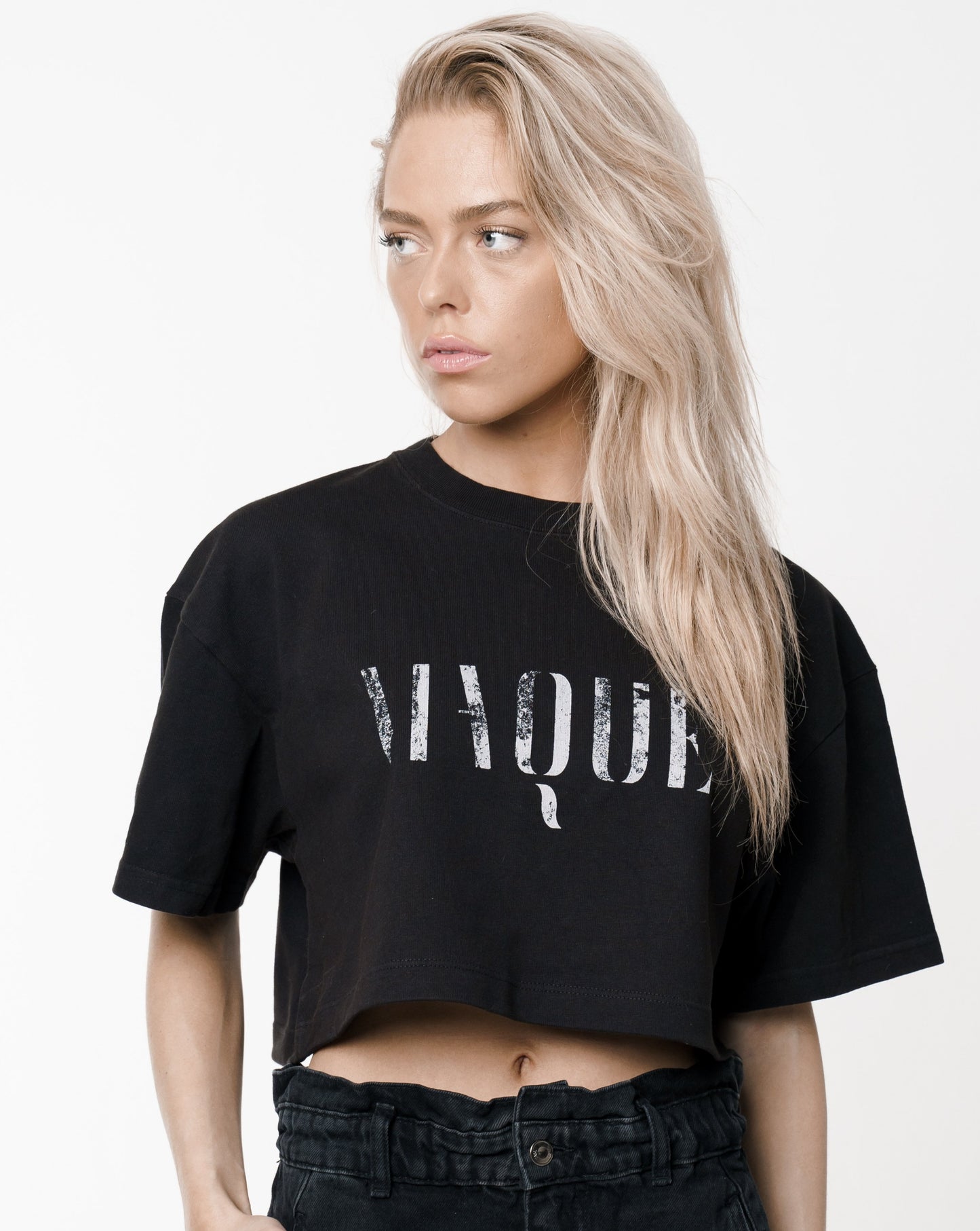 Oversized MAQUE Vintage Black Top