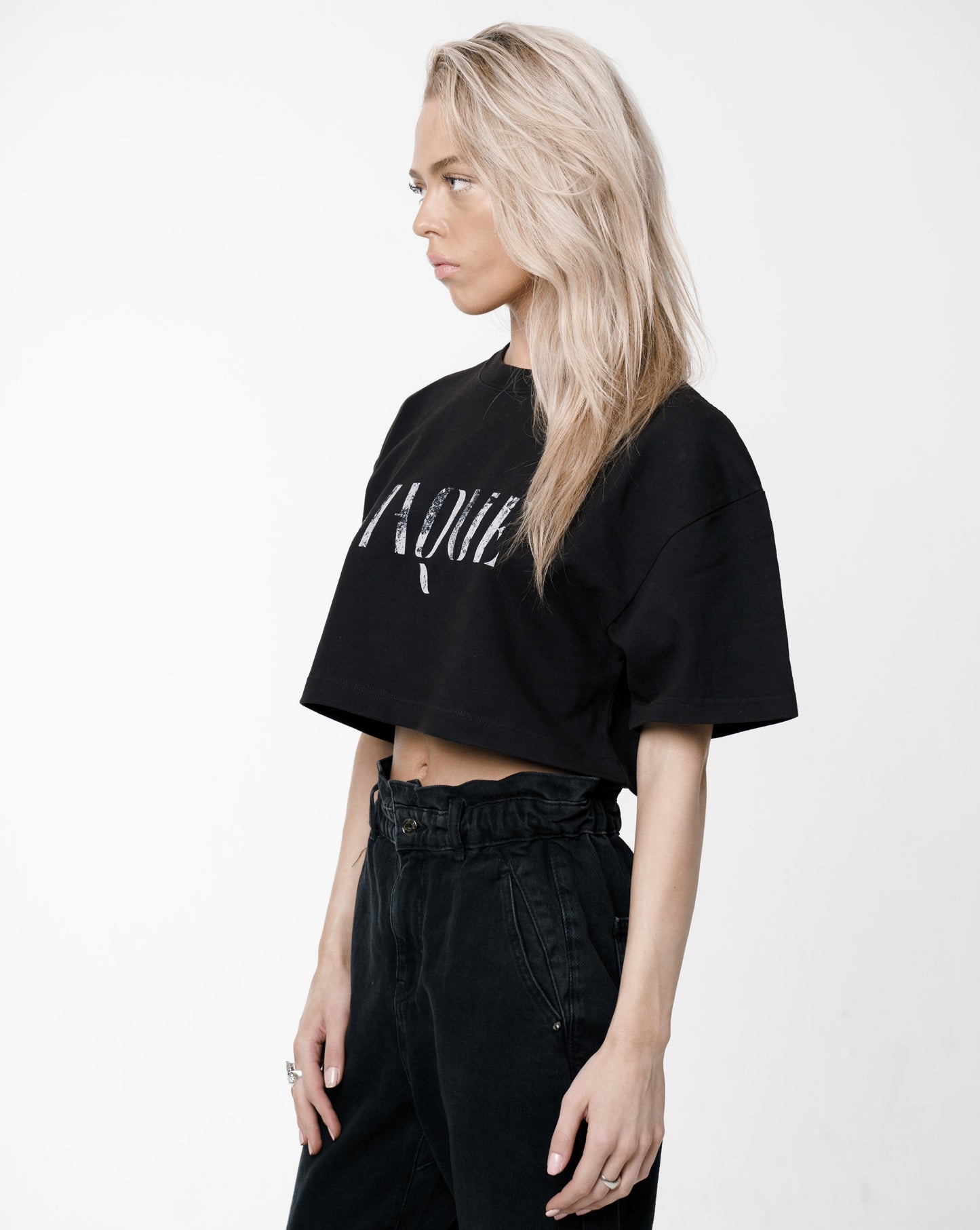 Oversized MAQUE Vintage Black Top